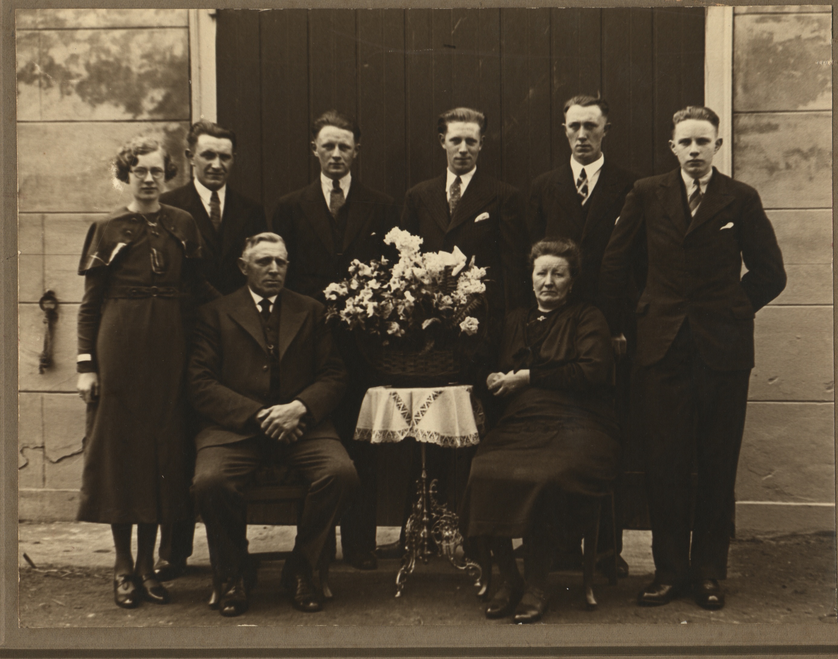 Familie Nicolaas van der Wel en Adriana van Vliet (ca. jaren '40)