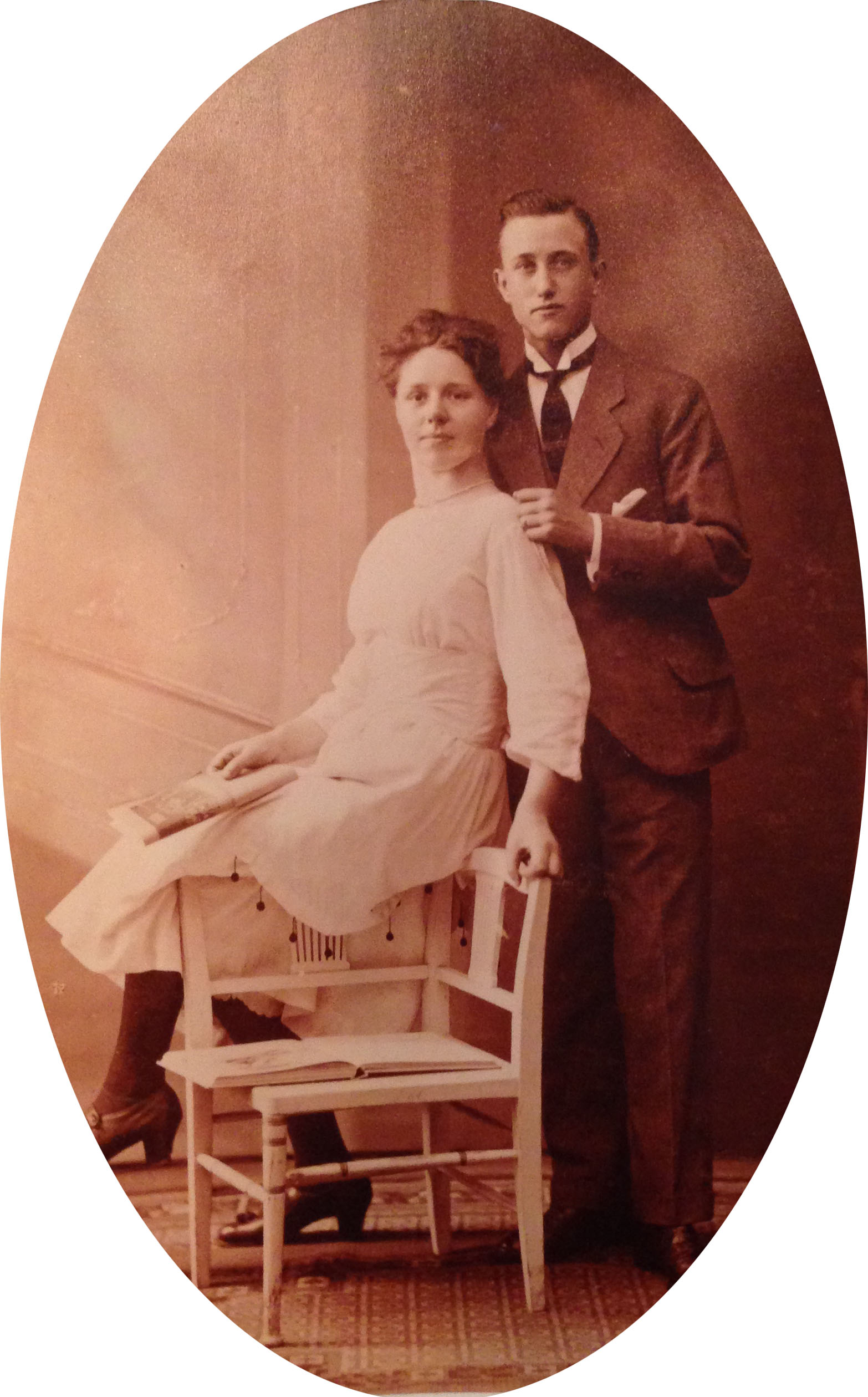 Marinus Valentijn en Maria Jacoba Kruijs (rond 1920)